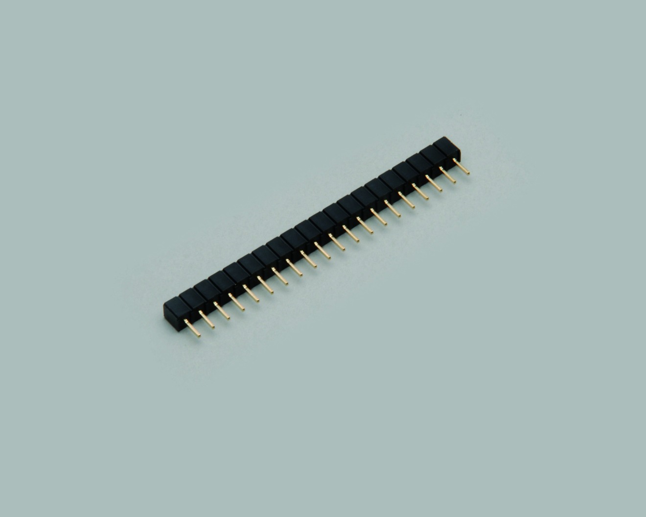 Buchsenleiste 36 polig, vergoldet, Raster 2,54mm ,trennbar, für LC-Anzeigen, 100 Stk.