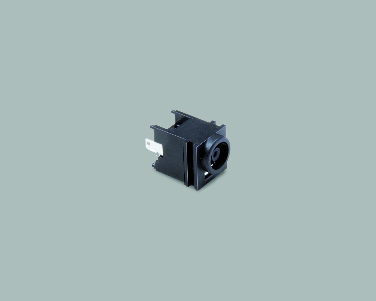 DC-Einbaubuchse 1,0mm/2,85mm/6,0mm, Gehäusemontage, mit Gehäusenut, Schalter geschlossen, Belastbarkeit max. 24VDC/5A