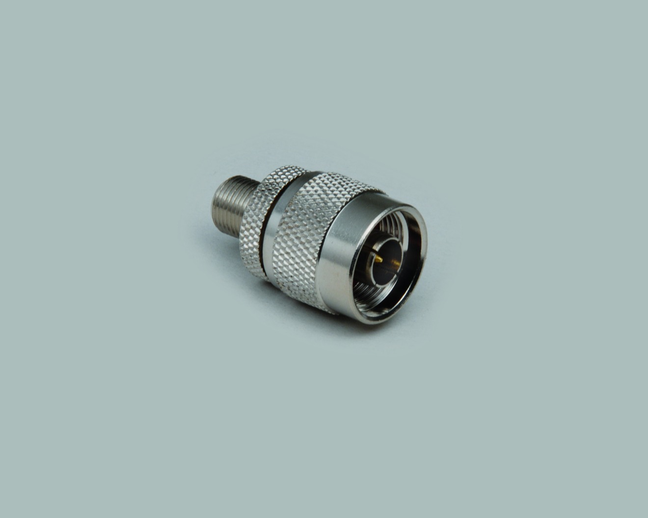 Adapter, N-Stecker auf F-Kupplung
