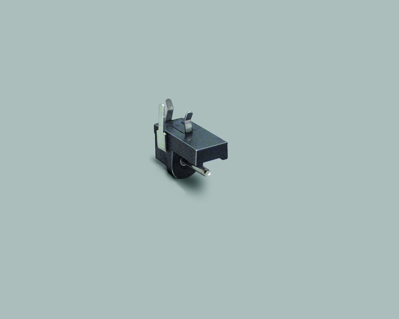 DC-Einbaubuchse, Schalter in Ruhestellung offen, offene Ausf., Printmont., Winkelkontakte, Stift 1,3mm