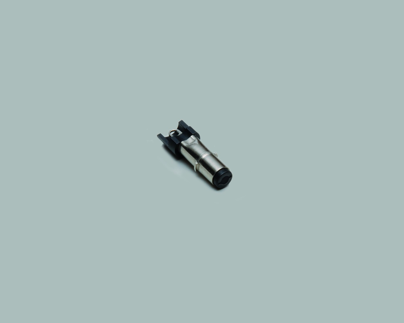 DC-Hohlstecker, ohne Griffkörper zum direkten anspritzen, Innendurchmesser 2,5mm, mit Verriegelung