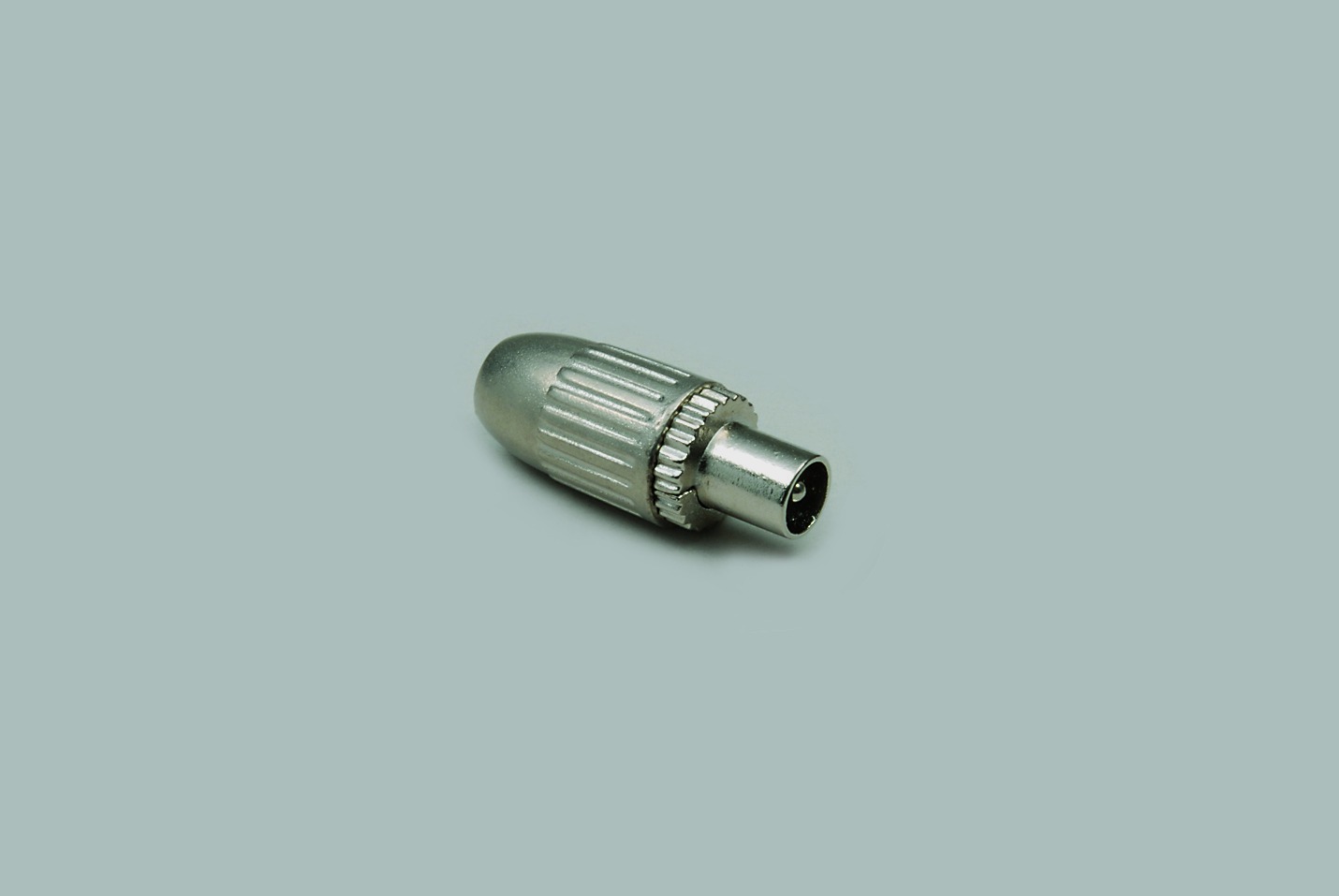 Koax-Stecker, Druckgussausführung, Steckanschluss