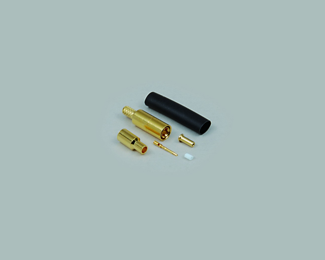 SSMB-Crimpstecker für RG 178/U, vergoldet