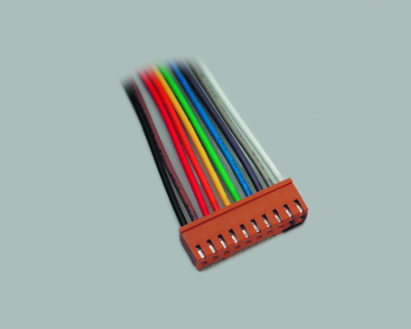 Buchsenleiste mit Kabel AWG 24,  Raster 2,50mm, hochwertige Ausführung, 6-polig