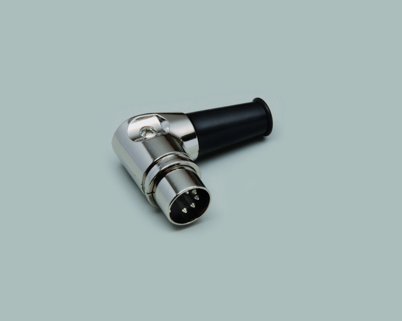 DIN Winkelstecker 5 polig/240°, Metallausführung