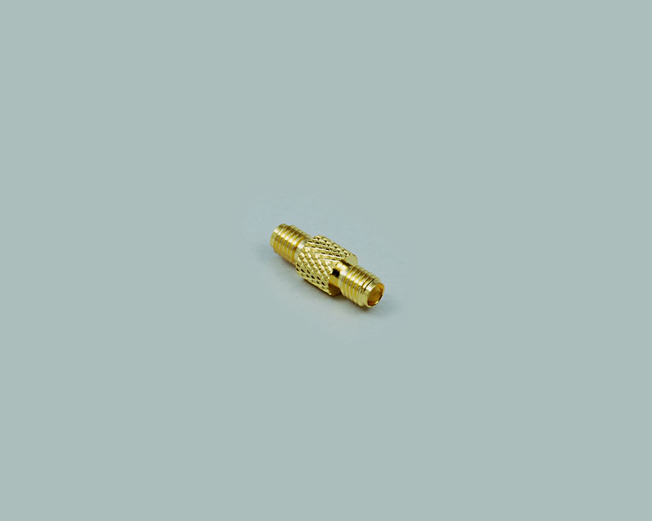 Adapter, SSMA-Kupplung auf SSMA-Kupplung, vergoldet