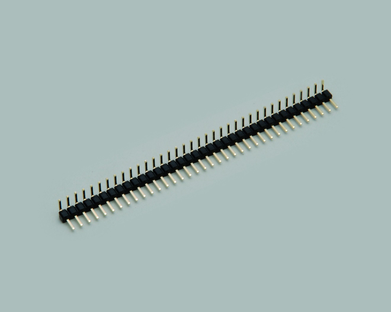 Stiftleiste einreihig, gewinkelt, Raster 2,54mm, 26-polig