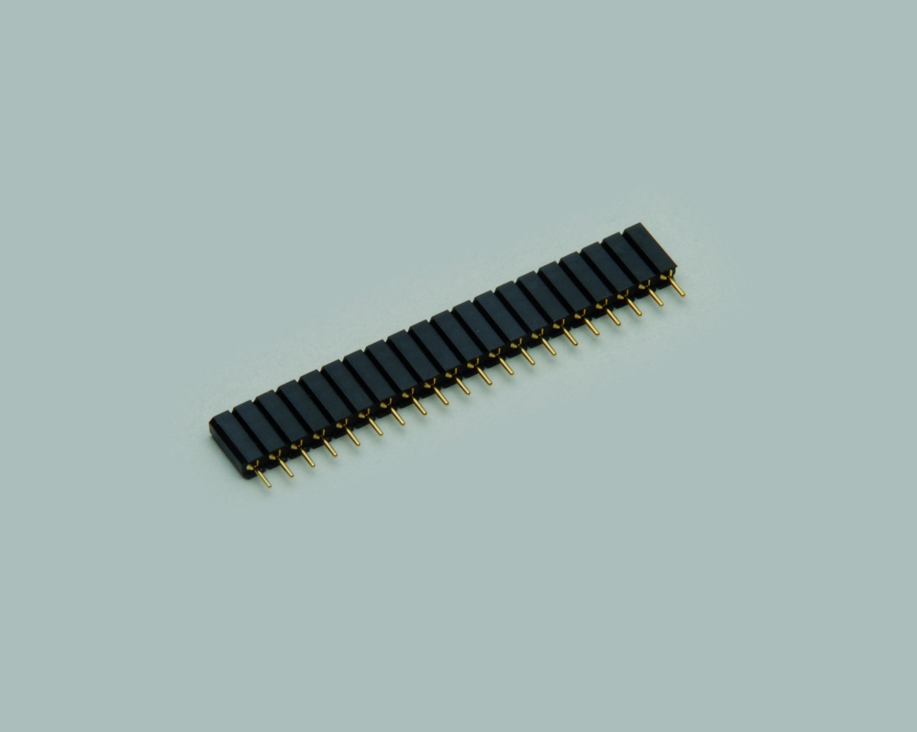 Präzisionsbuchsenleiste einreihig, gerade, Raster 2,54mm, 36-polig