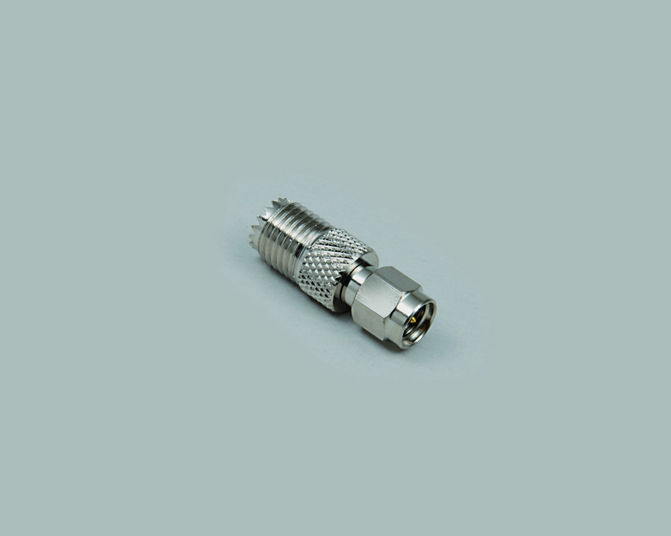 Adapter, SMA-Stecker auf Mini-UHF-Kupplung