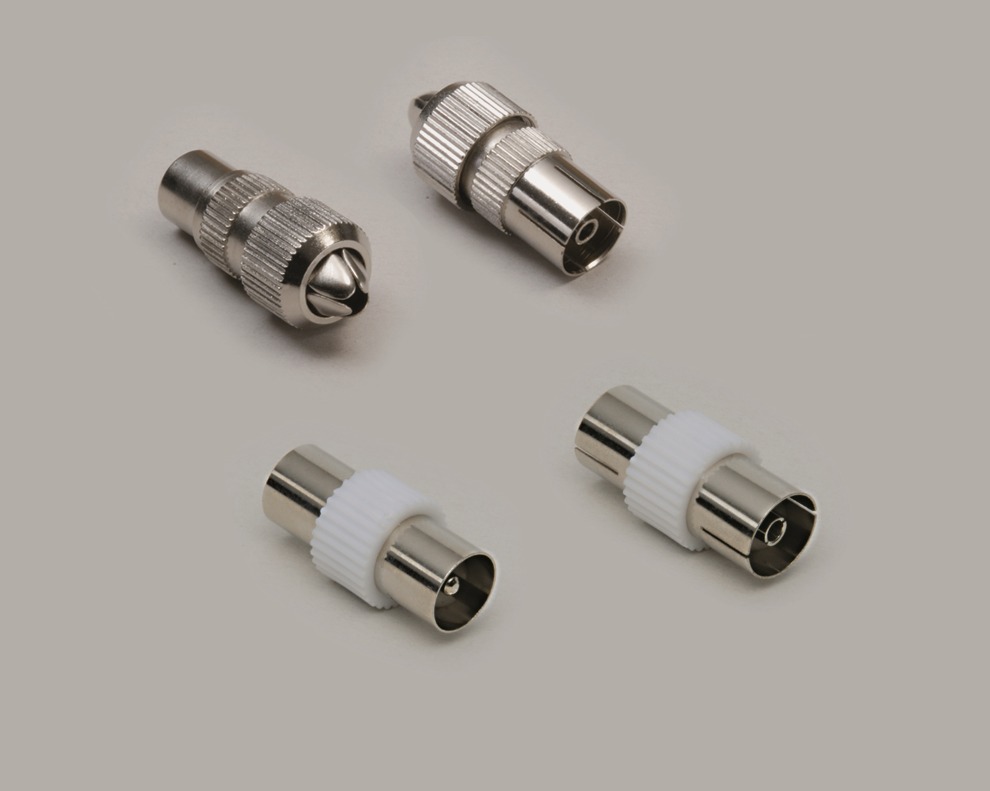 Koax-Adapter-Set, Metallausführung