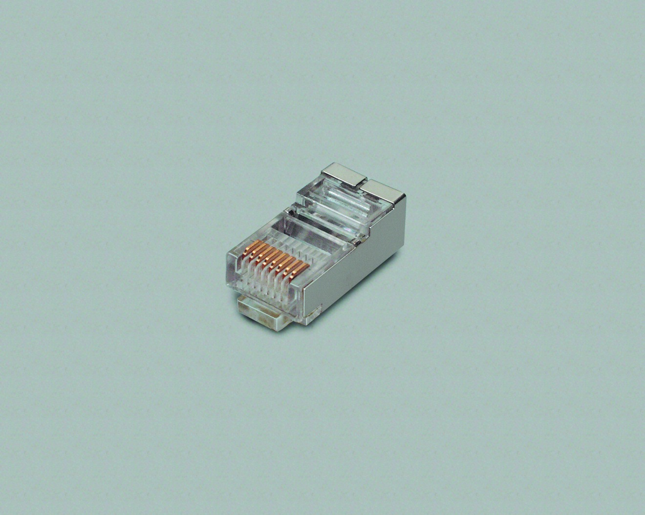 Modularstecker RJ45 (8P/8C), kompl. geschirmt, für Litzenleiter