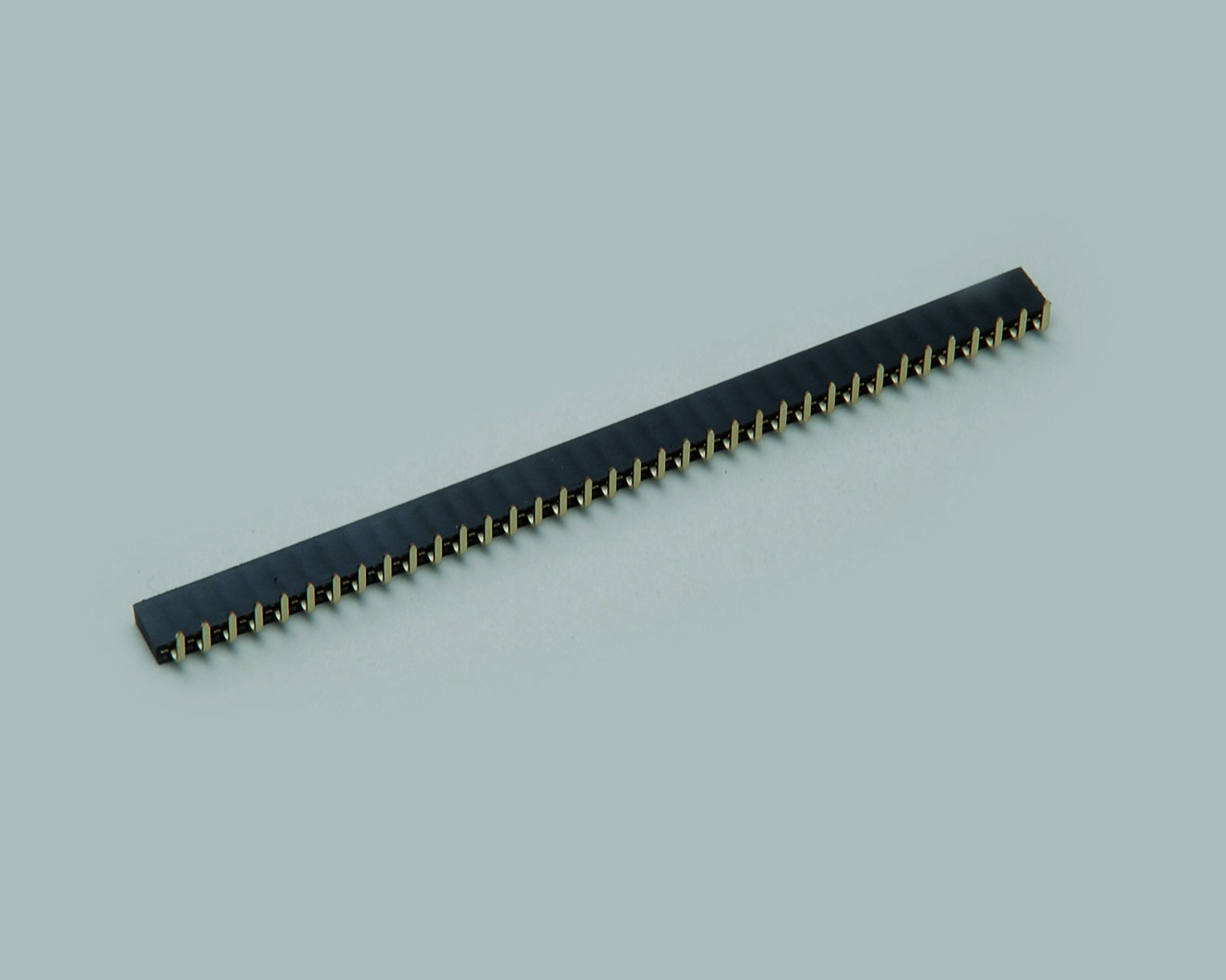 Buchsenleiste 36 polig, abgewinkelt,  vergoldet, Raster 2,54mm, nicht trennbar, 100 Stk.