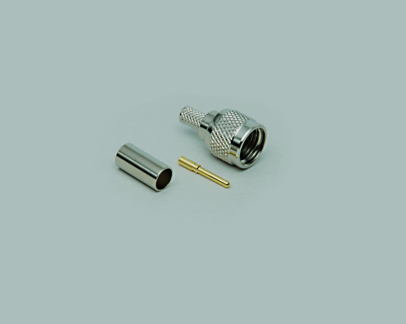 Mini-UHF-Stecker, Crimpausführung, RG 58/U