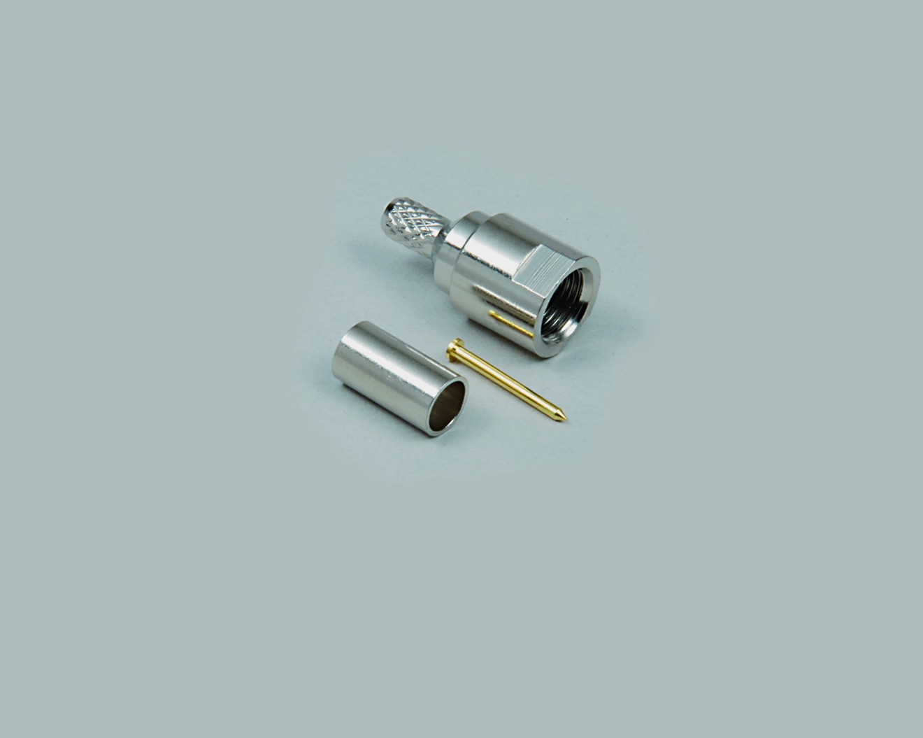 FME-Stecker, Crimpausführung, RG 174/U