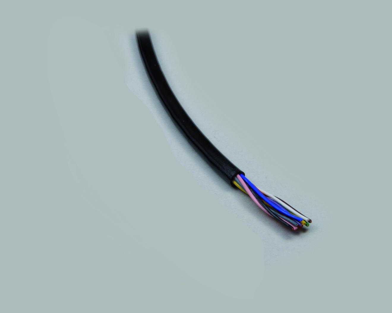 PUR Elektronik-Leitung Li12Y11Y 5 x 0,75mm² (5 x 42 x 0,15mm), Durchmesser 6,25mm, halogenfrei, Farbe schwarz