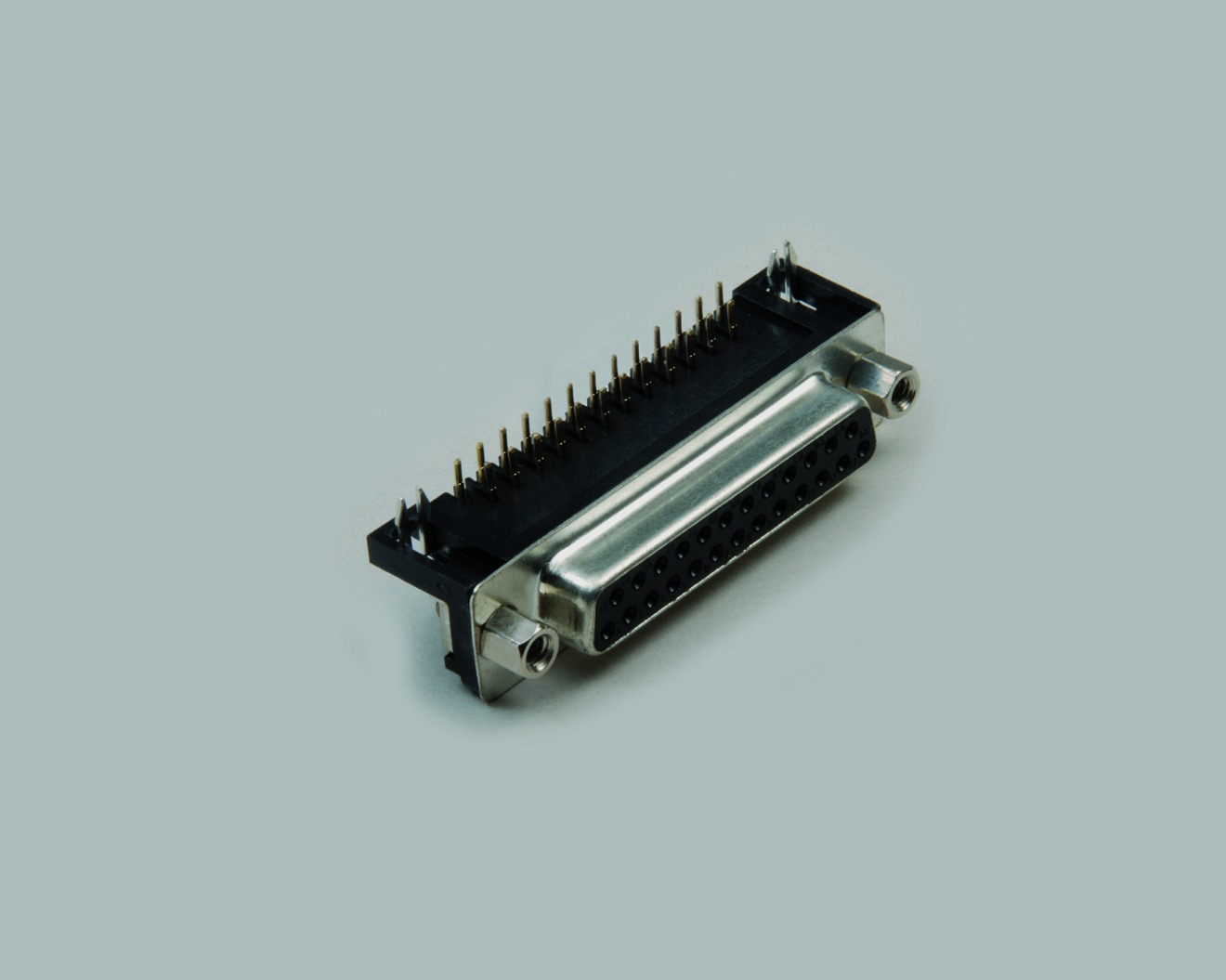D-Sub Buchsenleiste 9 polig gewinkelt, Raster 7,2mm, 100 Stk.