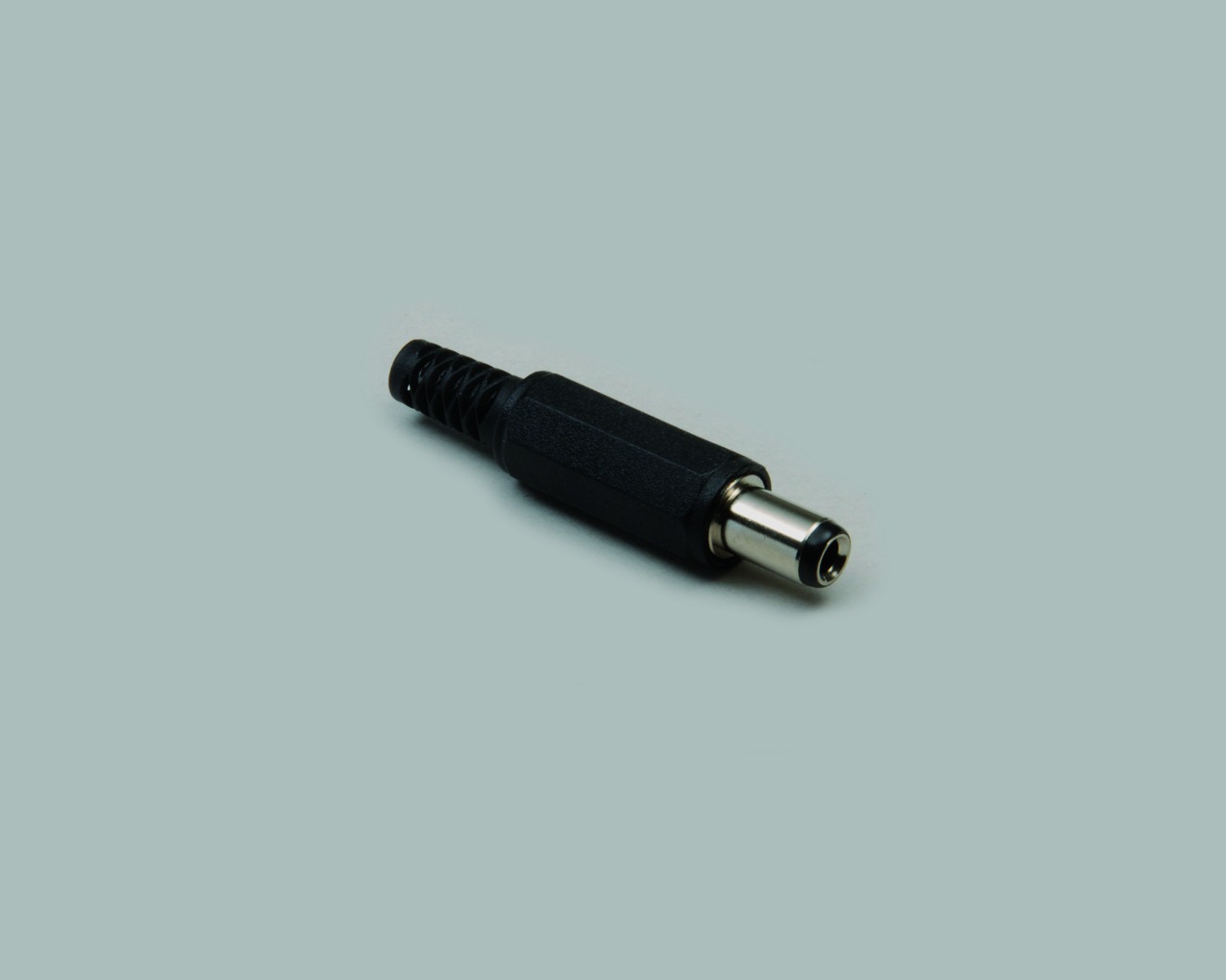 DC-Hohlstecker, gerade Ausf. mit Knickschutz, I.-Ø 3,00mm, A.-Ø 6,30mm, Schaftlänge 10,00mm, 50 Stk.