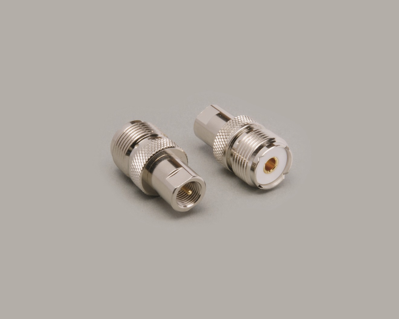 Adapter, FME-Stecker auf UHF-Kupplung, 50 Ohm