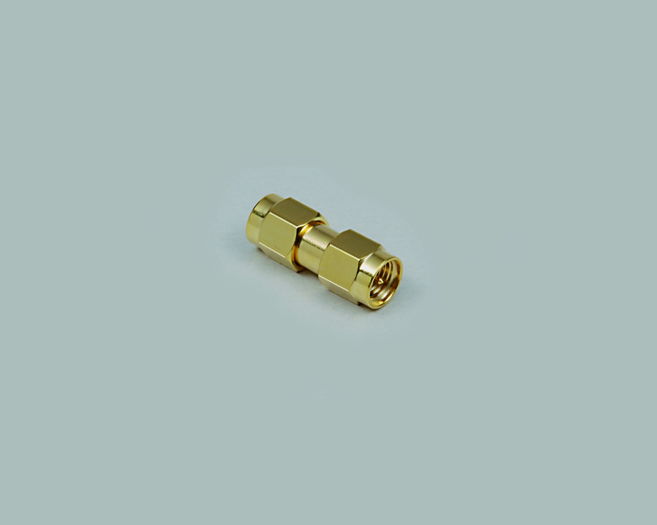 Adapter, SMA-Stecker auf SMA-Stecker, vergoldet, 50 Ohm