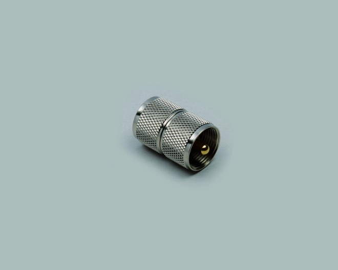 Adapter, UHF-Stecker auf UHF-Stecker