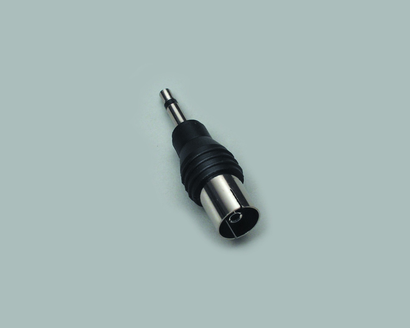 Adapter, Klinkenstecker 3,5mm Mono auf Koaxkupplung