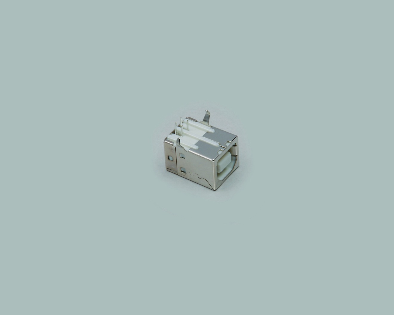 USB-Einbaubuchse Typ B, Printmontage 90°