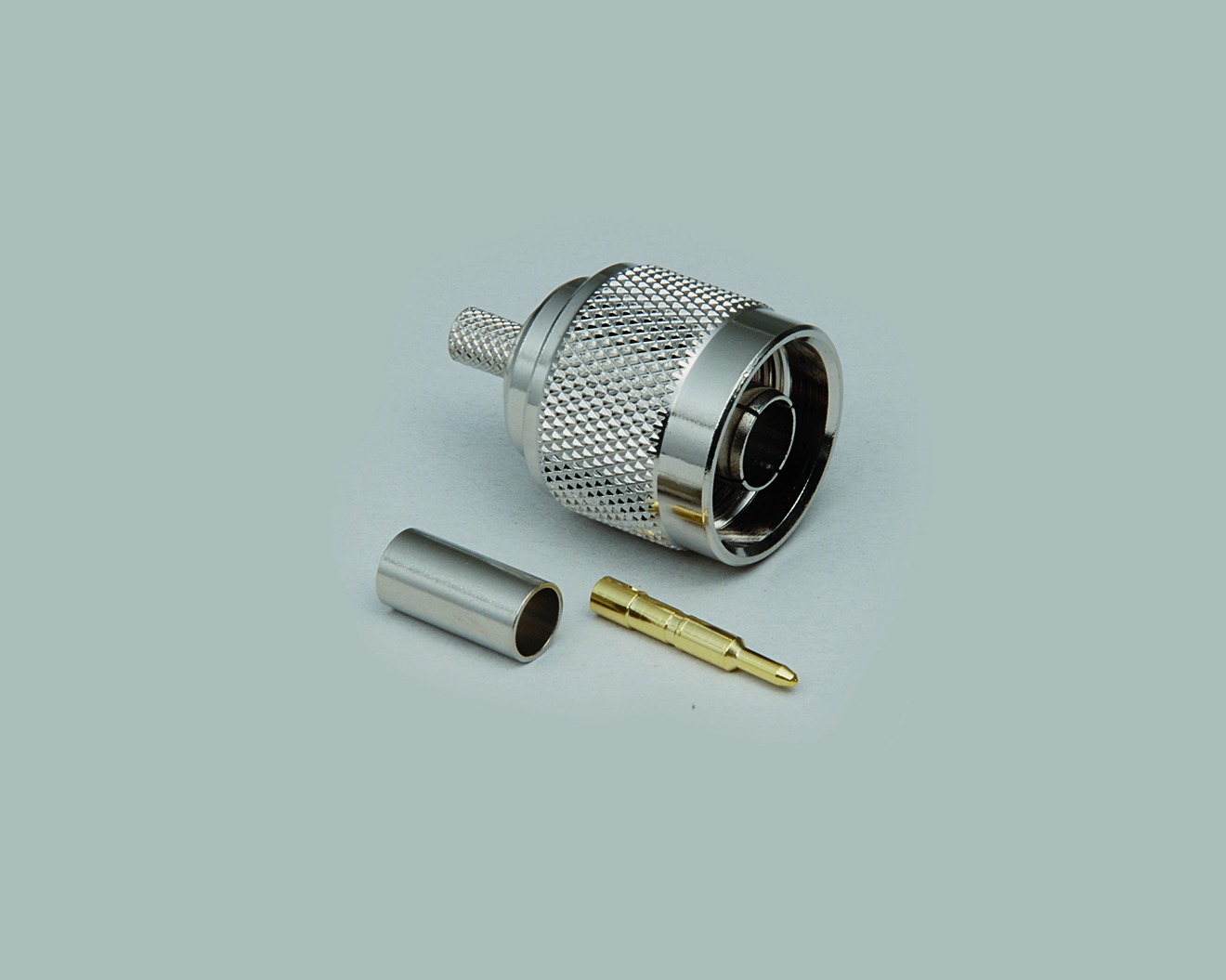 N-Stecker, Crimpausführung RG 58/U, 100 Stk.
