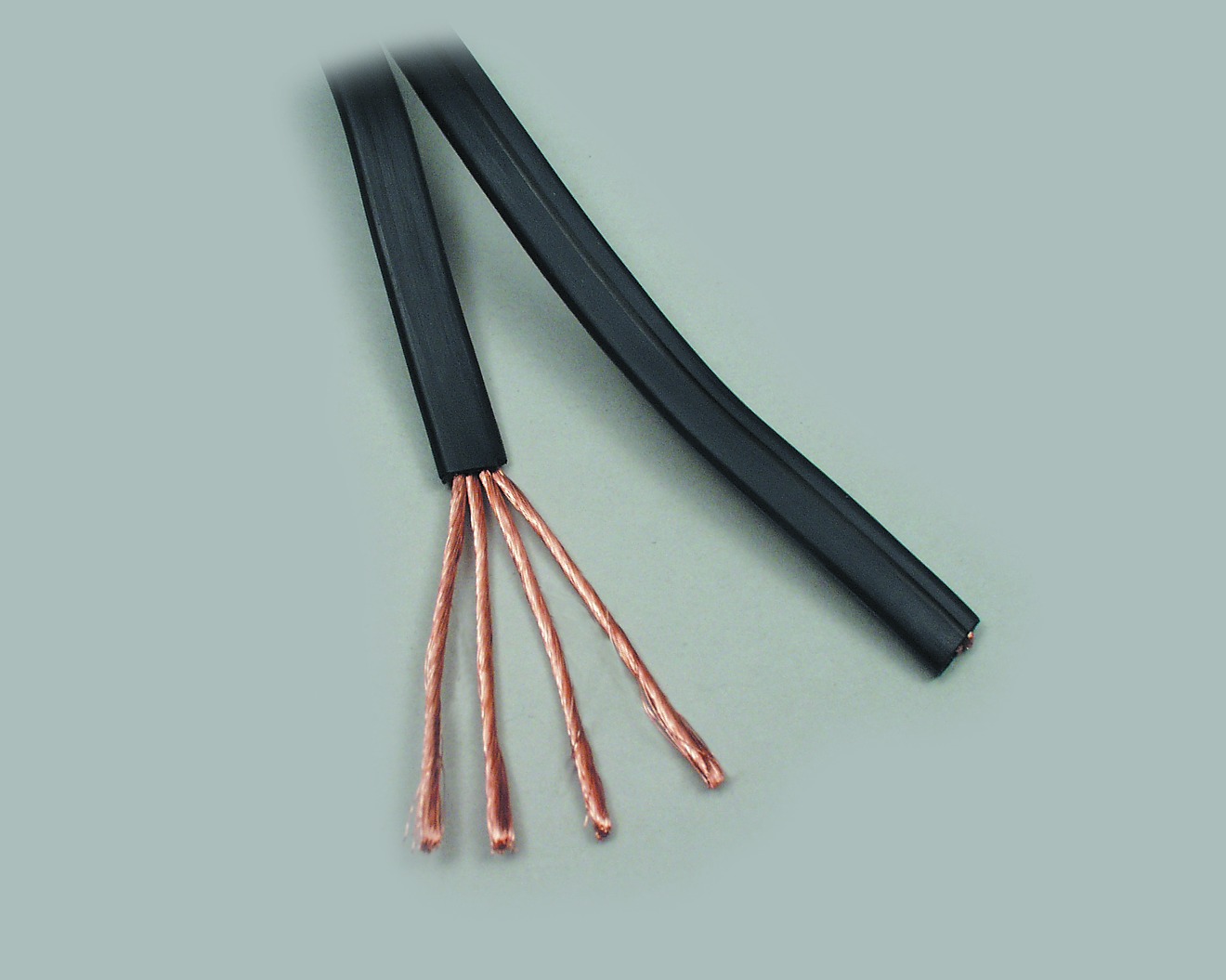 Superflaches Lautsprecherkabel, Querschnitt: 2 x 2,50mm², blau