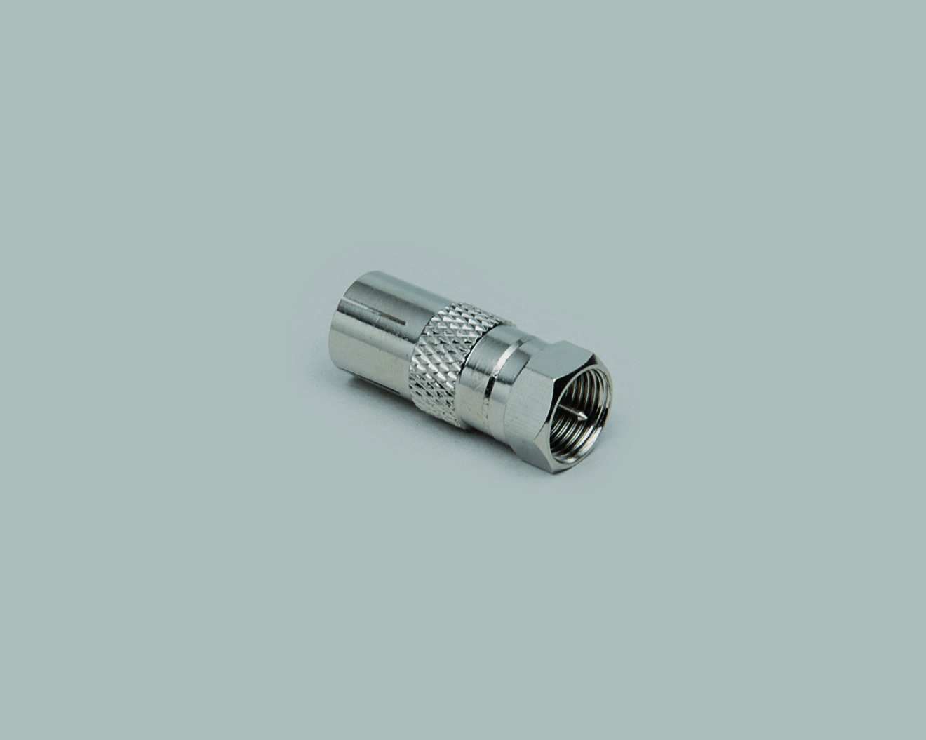 Adapter, F-Stecker auf Koax-Kupplung, 100 Stk.
