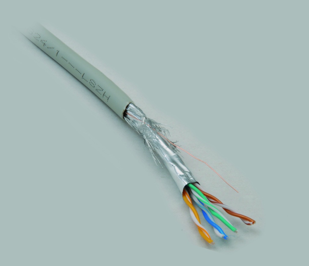 S/STP-PiMF-Patchkabel, Cat. 7 - 600MHz, Mantel halogenfrei