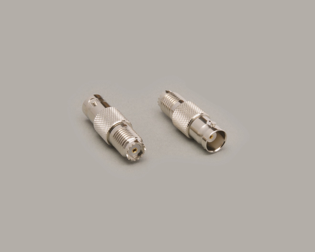 Adapter, BNC-Kupplung auf Mini-UHF-Kupplung, 50 Ohm