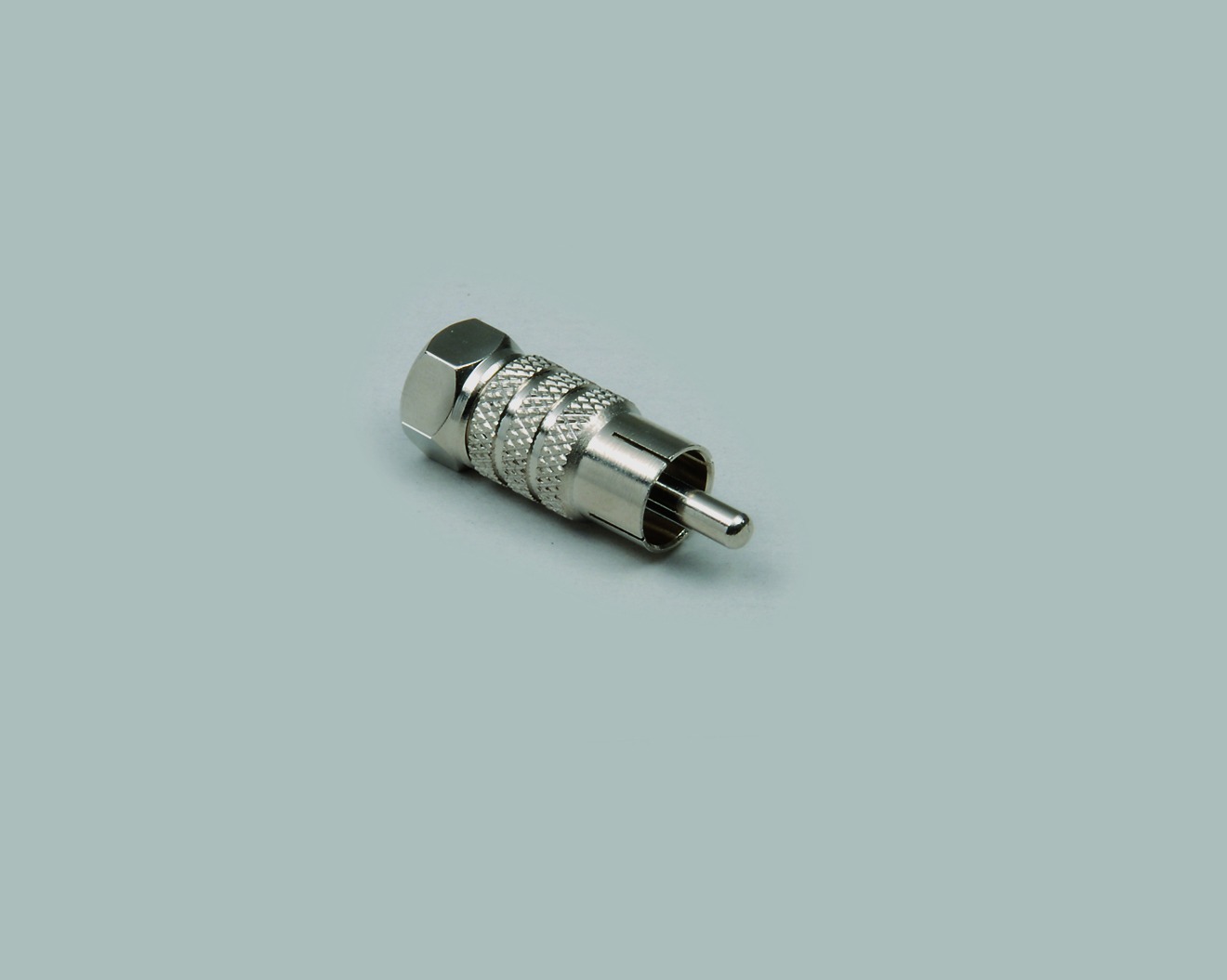 Adapter, F-Stecker auf Cinch-Stecker