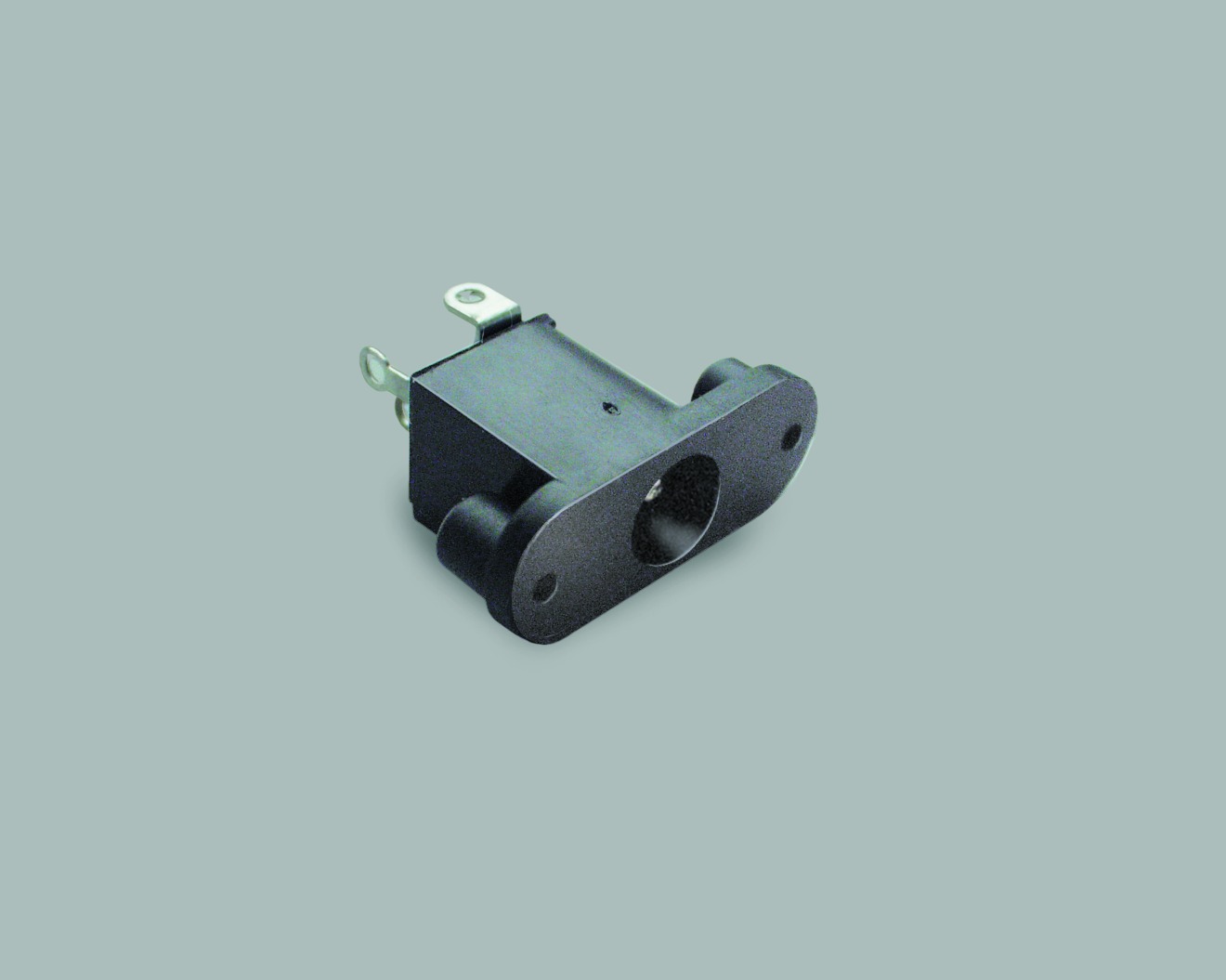 DC-Einbaubuchse, Schalter in Ruhestellung geschl., Flanschbefestigung, Stift 2,5mm