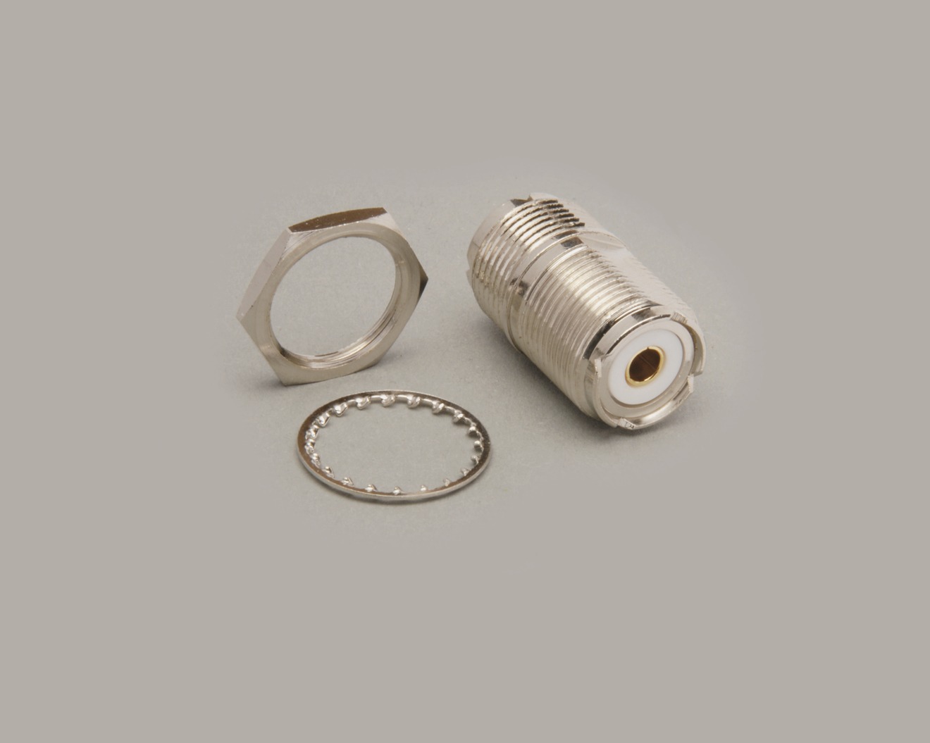 Einbauadapter, UHF-Kupplung auf UHF-Kupplung